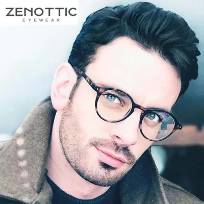 ZENOTTIC-Lunettes de lecture rétro anti-lumière bleue pour hommes et femmes lunettes légères