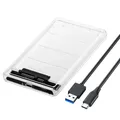 Boîtier de disque dur externe SATA 2.5 "USB 3.0 Type C 5 Gbps prise en charge 2 To UASP