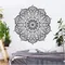 Moule mandala artisanal de taille 50x50 cm, pour peinture, pochoirs de bricolage, album photo