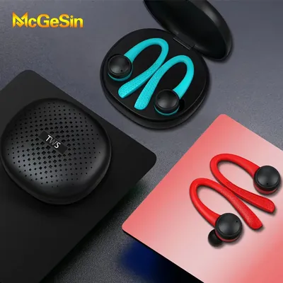 Nouveau écouteur sans fil Bluetooth Sport casque antibruit avec micro musique écouteurs en cours