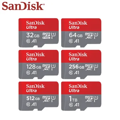 SanDisk-Carte Micro SD Ultra Carte Flash 512 Go 1 To 256 Go 32 Go Irritation 10 Go 128 Go
