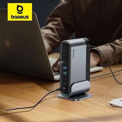 Bas192.- Station d'accueil pour MacPlePro Dallas M2 17 en 1 Gen2 USB C HUB touriste 4K @ 60Hz