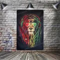 Bannière Rasta Discuting Feel Polyester Reggae 3x5 pieds 144x96cm Accrocher au mur 4 œillets