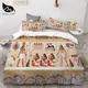 ReplNS-Ensemble de literie égyptien avec taie d'oreiller ensemble de couverture reine des prHub et