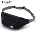 TINYAT-Sac de ceinture en toile pour homme et femme sacoche de voyage pour téléphone décontractée