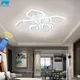 Plafonnier LED en Fer Forgé Blanc au Design Minimaliste Moderne Luminaire Décoratif de Plafond