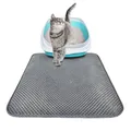 Tapis de litière imperméable pour chat Double couche EVA piège à litière pour animaux de