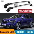 Barres de toit en alliage d'aluminium pour RENAULT Samsung QM6 5-dr SUV 2017-2023 Barres