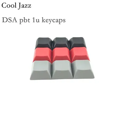 Cool Jazz dsa pbt Cherry mx capuchons de clavier mécanique 1u couleurs mélangées noir gris rouge esc