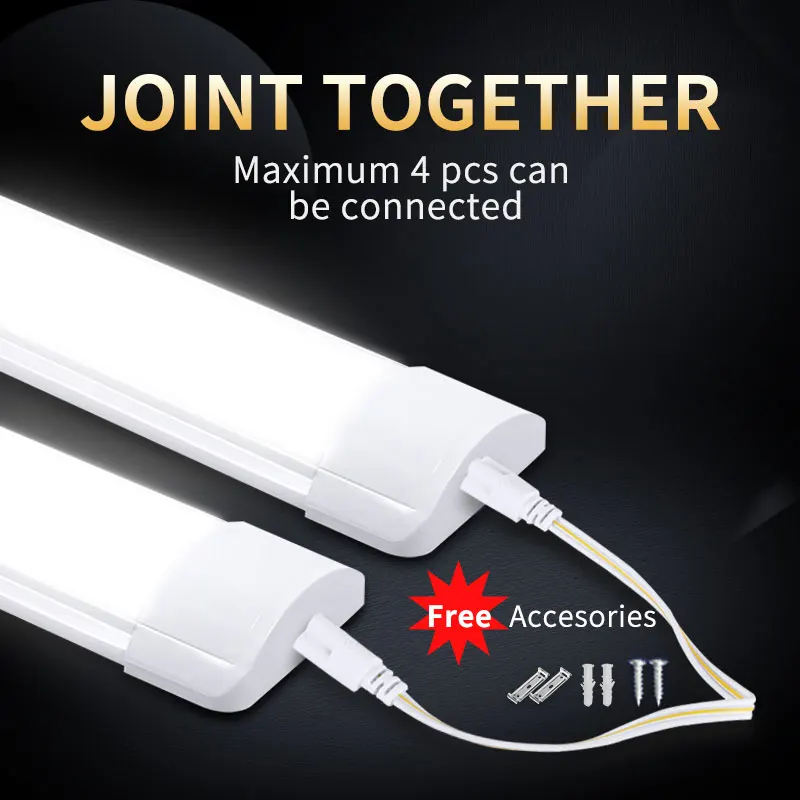 LED Tube lumières armoire lumière 110V 220V LED lampes plafond barre lumières applique LED Tubo lumière cuisine atelier lampe veilleuse