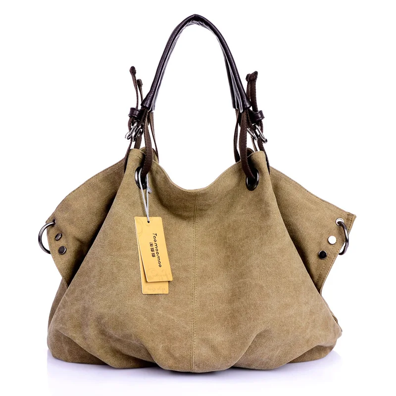 Sac messager en toile pour femme, sacs à bandoulière pour femme, solide, initié, mode décontractée, designer, sac à main femme, grande capacité, fourre-tout