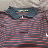 Polo By Ralph Lauren Shirts | Blue And Red Strip Polo Men’s Shirt | Color: Blue | Size: Xl Tall