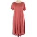 Lularoe Dresses | Lularoe Casual Dress, Nwot. Large! | Color: Pink | Size: L