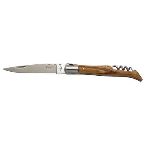 Laguiole – Taschenmesser Classic Korkenzieher – Messer Gr 20,2 cm grau