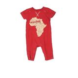 Gap Short Sleeve Outfit: Red Bottoms - Kids Boy's Size X-Small