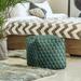 East Urban Home Square Geometric Cube Ottoman Polyester/Fade Resistant/Scratch/Tear Resistant | 18 H x 18 W x 18 D in | Wayfair