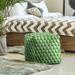 East Urban Home Square Geometric Cube Ottoman Polyester/Fade Resistant/Scratch/Tear Resistant | 18 H x 18 W x 18 D in | Wayfair