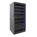 Vinotemp Butler Series Dual-Zone Wine Cooler, Glass in Black | 74 H x 27.1 W x 29.5 D in | Wayfair EL-300TS