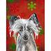 The Holiday Aisle® Vart Red & Green Snowflakes Holiday Christmas 2-Sided Garden Flag, Polyester in Red/Gray | 15 H x 11 W in | Wayfair