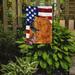 Trinx American 2-Sided Polyester 15 x 11 in. Garden Flag in Blue/Red | 15 H x 11 W in | Wayfair BAB3073DD1D04EFA9EA8742E6F72EE4D