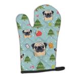The Holiday Aisle® Silloth Pug Oven Mitt Polyester in Brown | 8.5 W in | Wayfair D5D35DADEA9C4BEF86E911139B704A91