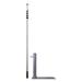 Arlmont & Co. Roxbury Telescoping Flagpole Aluminum/Stainless Steel in Gray | 172 H x 15 W x 2 D in | Wayfair 9143C7714EFF423A99468DF3E744F9EF