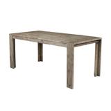 Three Posts™ Vancamp Seashore Fixed Top Dining Table, Antique Natural Wood in Brown | 31 H x 71 W x 35.5 D in | Wayfair