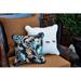 Inspired Visions Sunbrella Indoor/Outdoor 18" Throw Pillow Polyester/Polyfill/Sunbrella® | 18 H x 18 W x 4 D in | Wayfair 1018-01260209