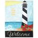 Breakwater Bay Knupp Lighthouse Let Your 2-Sided Polyester 18 x 13 in. Garden Flag in Black | 18 H x 13 W in | Wayfair