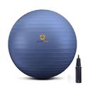 primasole Yoga- & Gymnastikball für Balance, Stabilität, Fitness, Workout, Pilates zu Hause, Büro & Fitnessstudio, mit Luftpumpe (45 cm Indigoblau) PSS91NH055A