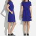 Madewell Dresses | Madewell Pleated Parkline Dress | Color: Blue | Size: 2