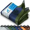 Abdeckplane 80g/m² 1,5 x 6 m Grün/blau