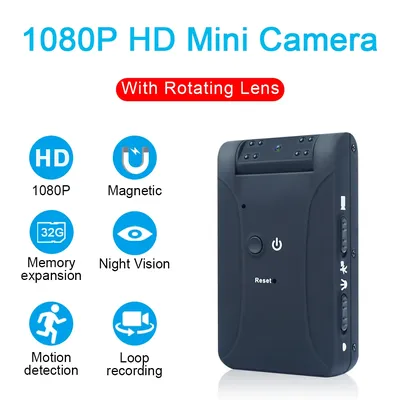 Mini Caméra MD17 HD 1080P avec Détection de Mouvement et Vision Nocturne Enregistreur Vidéo Vocal