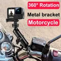 Rail de montage de rétroviseur de guidon de moto GoPro 11 10 9 7 Xiaomi Yi 4K SJ capture