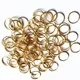 Anneaux en acier inoxydable doré 1000 pièces/lot 12mm pour perles octogonales guirlandes pour