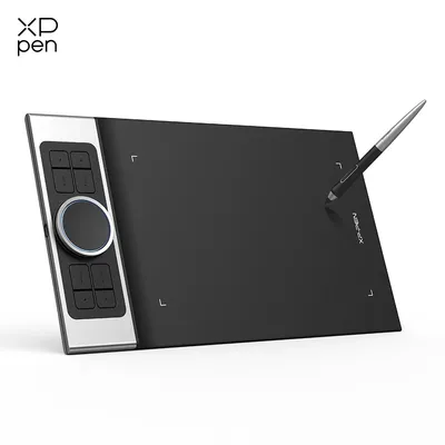 XPPen-Tablette de dessin Deco Pro S M avec 60 niveaux d'inclinaison et 8192 de pression pour