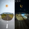 LIOUMO Top lunettes de soleil photochromiques hommes femmes polarisées caméléon lunettes de conduite