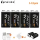 PALO-Batterie Lithium Rechargeable 1200mAh Micro USB 9 V 9 Volts Eddie ion 6F22 pour