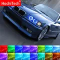 Phare multicolore avec télécommande DRL RF yeux d'ange Halo accessoires pour BMW série 3 E36 1990