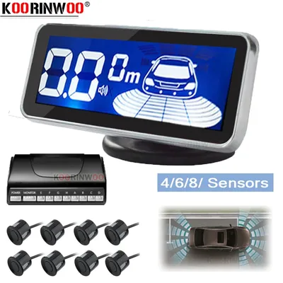 Koorinwoo-Capteur de stationnement électromagnétique pour voiture moniteur LED ParkStapFront