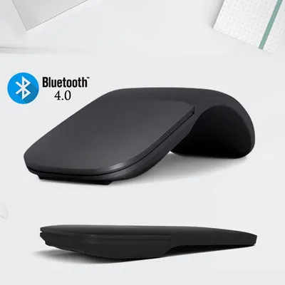 Souris sans fil pliante Bluetooth 4.0 périphérique tactile pour ordinateur silencieuse