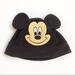 Disney Accessories | Disney Disneyland Black Fleece Mickey Mouse 3d Ears Warm Hat | Color: Black/Tan | Size: Osbb