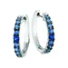 Le Vian® 1.1 Ct. T.w. Sapphire Earrings In 14K White Gold