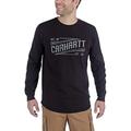 Carhartt Men's Tilden Graphic Long-Sleeve Crew T-Shirt, Black, XXL