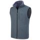 Mens Fleece Gilet Full Zip Sleeveless Vest Body Warmer Outdoor Gilet Sleeveless Jacket Grey