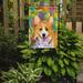 The Holiday Aisle® Atara Easter Eggtravaganza 2-Sided Garden Flag, Polyester in Orange/Green/Yellow | 15 H x 11 W in | Wayfair