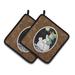 The Holiday Aisle® Niam w/ Westie Potholder Polyester in Black/Brown | 7.5 W in | Wayfair E234D11DB87B449A9593FE15D2C4E373