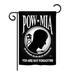 Trinx POW/MIA 2-Sided Polyester Garden Flag Metal in Black | 18.5 H x 13 W in | Wayfair 8DD045A246564C4EB92945830B9C70A7