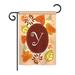 Red Barrel Studio® Autumn Monogram 2-Sided Polyester House Flag Metal in Red/Brown | 40 H x 28 W in | Wayfair 66C92C80562D434D9E9E6E68859A5D71