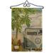 Highland Dunes Rocha Hula Girl Summer Fun in the Sun Impressions Decorative Vertical 2-Sided 19 x 13 in. Garden Flag in Brown/Green | Wayfair